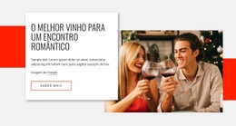 Vinhos Para Namoro Romântico - Página De Destino Para Celular