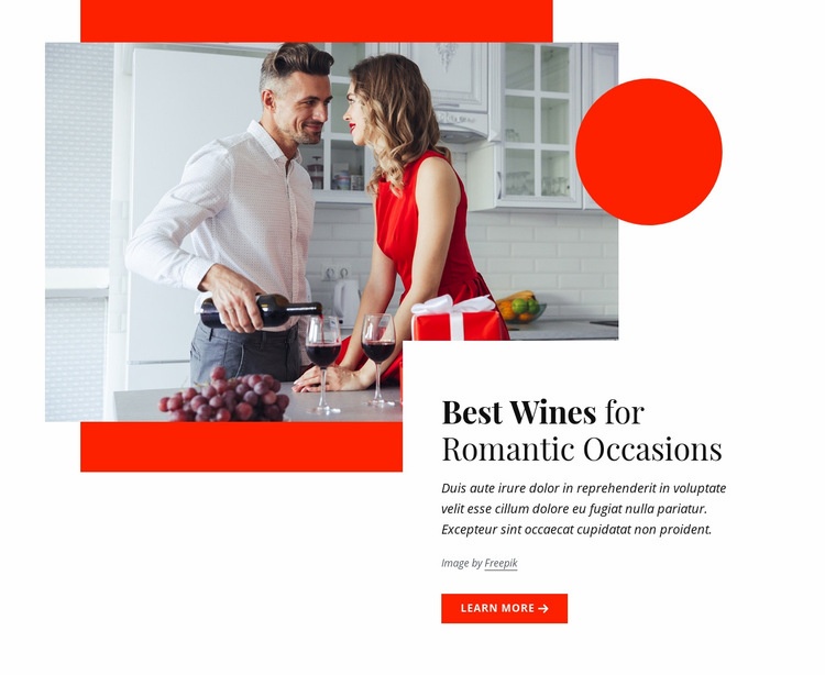 Best wines for romantic occasions Wysiwyg Editor Html 