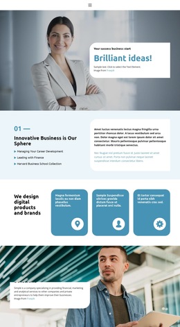 Premium HTML5 Template For Your Success Business Start