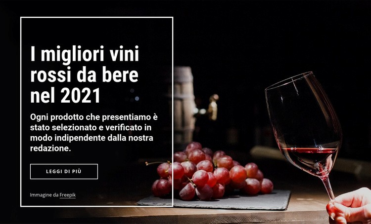 I migliori vini da bere Progettazione di siti web