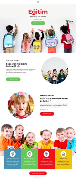 Okul Hayatımız - HTML Sayfası Şablonu