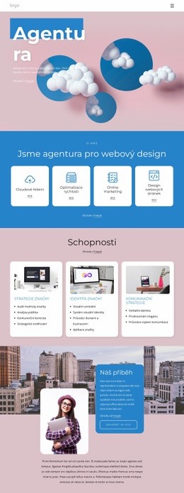 Odborníci Na Design A Vývoj Webových Stránek – Responzivní Šablona Webu