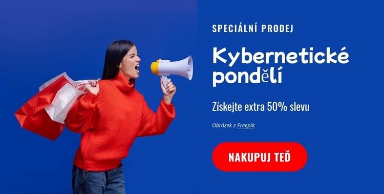 Speciální prodej Šablona webové stránky