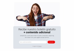 Suscríbete Bloque - Plantilla Joomla De Funcionalidad