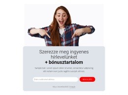 Feliratkozás Blokk – Professzionális Tervezés