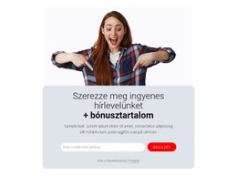 Feliratkozás Blokk – Kreatív Többcélú WordPress-Téma