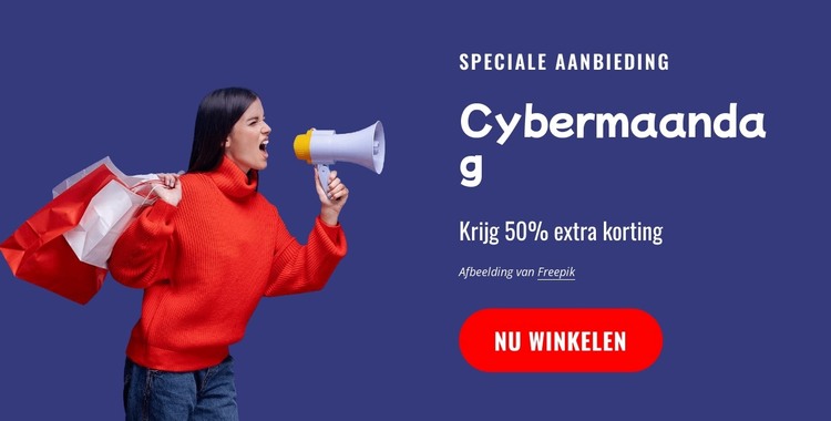 Speciale uitverkoop HTML-sjabloon