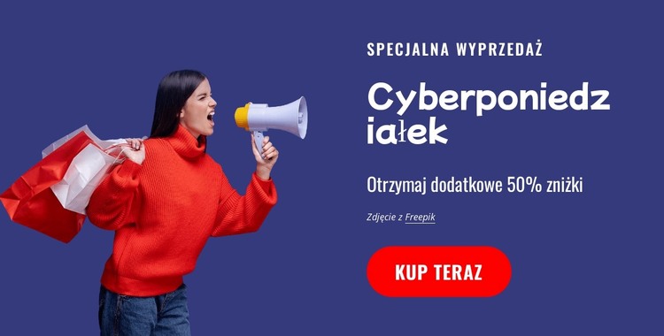 Specjalna wyprzedaż Szablon HTML