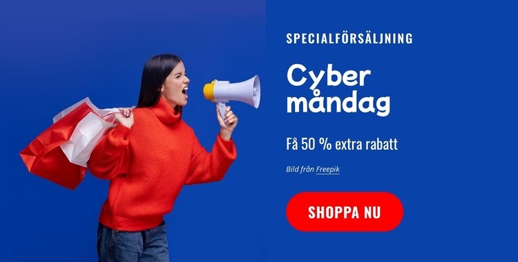 Specialförsäljning CSS -mall