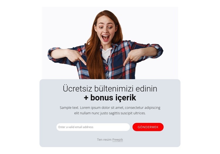 abone bloğu Açılış sayfası