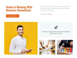 Guide To Working Business Consultations Design Template