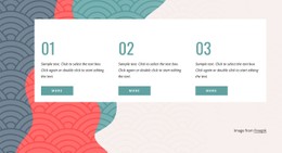 3 steps - CSS Template by Nicepage
