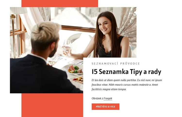 Seznamka tipy a rady Téma WordPress