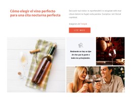 Vino Perfecto Sitio Web De Comercio Electrónico