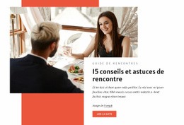 Conseils Et Astuces De Rencontre - HTML5 Website Builder