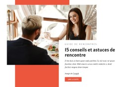 Conseils Et Astuces De Rencontre Modèle CSS Gratuit