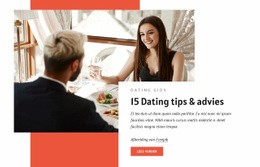 Premium Landingspagina Voor Dating Tips En Advies