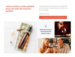 Vinho Perfeito - Design De Site Personalizado