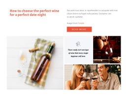 Perfect Wine - Best One Page Website