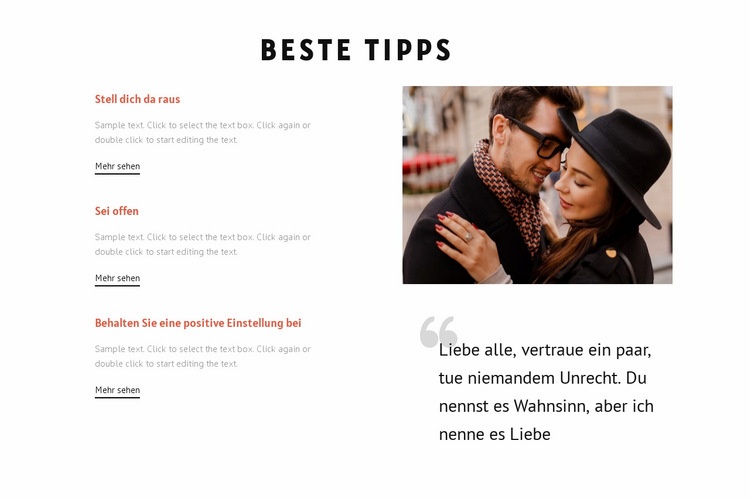 Wichtige Tipps zum Dating HTML Website Builder