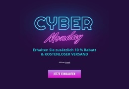 Cyber-Monday-Design - Ultimative Landingpage