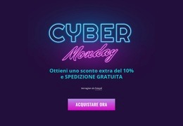 Progettazione Del Sito Web Per Progettazione Del Cyber Lunedì