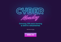 Cyber Maandag Ontwerp Premium CSS-Sjabloon