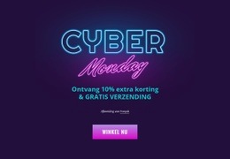 Cyber Maandag Ontwerp - HTML Template Generator