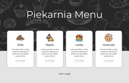 Menu Piekarnicze