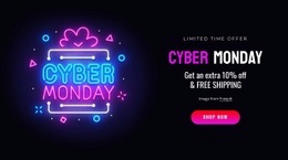 Block Of Cyber Monday - HTML Ide