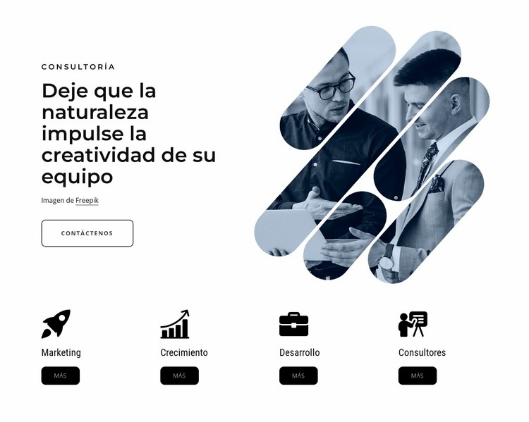 Transformación financiera Diseño de páginas web