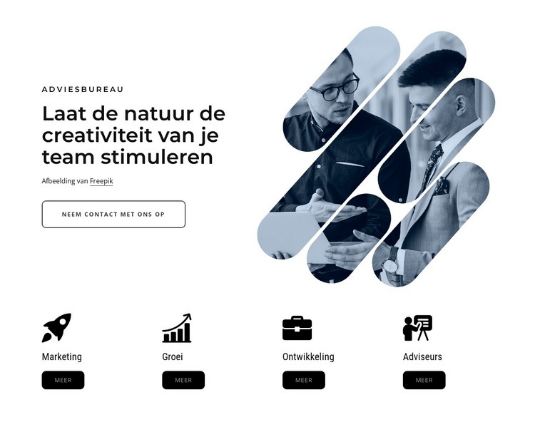 Financiële transformatie Website Builder-sjablonen