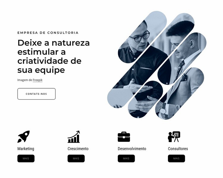 transformação financeira Modelos de construtor de sites