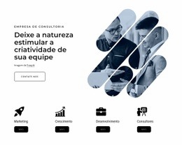 Transformação Financeira - Modelo De Maquete De Site