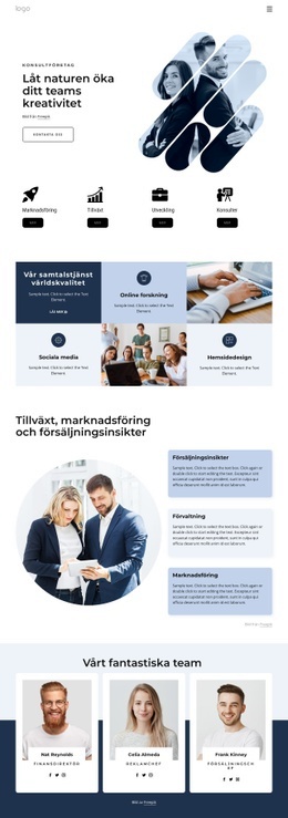 Managementkonsulter - Målsida