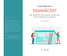 Neue Webseite Kommt – Benutzerdefiniertes WordPress-Theme