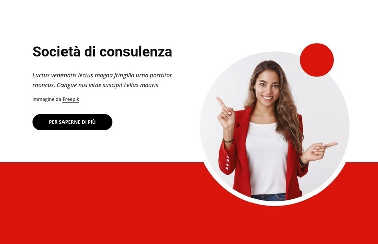 Consulenza in materia di creatività e innovazione Modelli di Website Builder