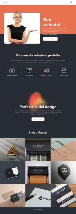 Soluzioni Perfette - Mockup Di Sito Web Personalizzato