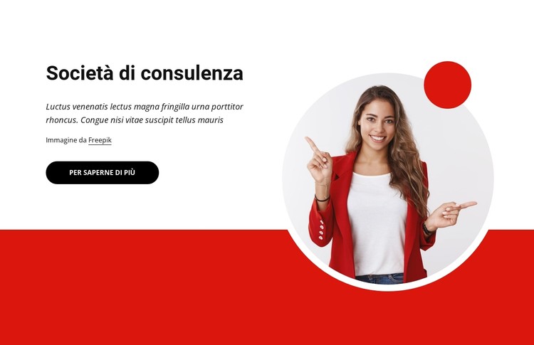 Consulenza in materia di creatività e innovazione Modello CSS