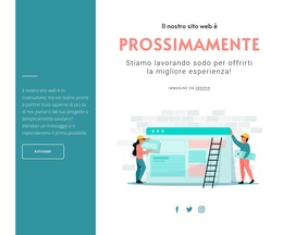 In Arrivo Il Nuovo Sito Web - Tema WordPress Personalizzato