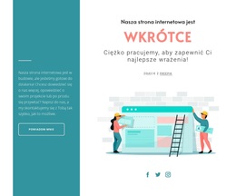 Nadchodzi Nowa Strona Internetowa - Niestandardowy Motyw WordPress