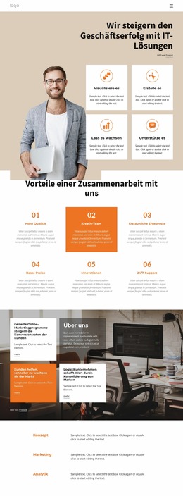 Beratung Zu IT-Lösungen – Joomla-Template Kostenlos Responsive