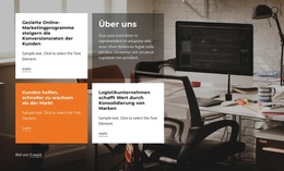 Ein Beratungsunternehmen – Responsive Website-Vorlage