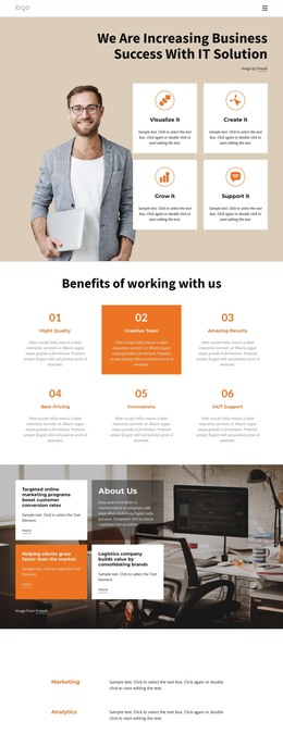 IT Solutions Consulting - Simple HTML Template