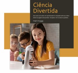 Design Mais Criativo Para Ciência Divertida