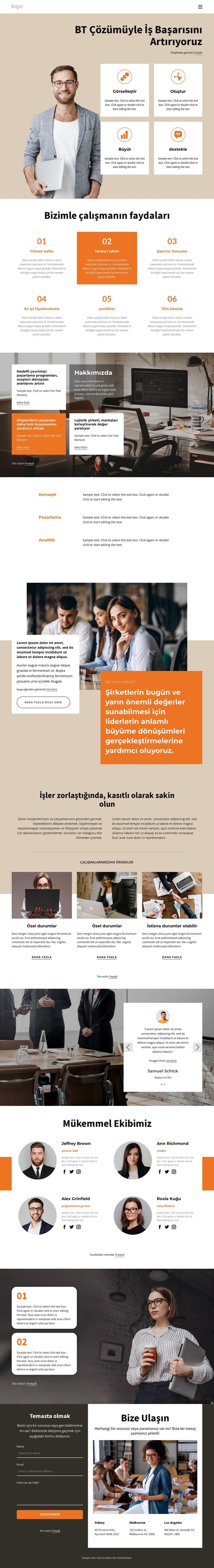 BT çözümleri danışmanlığı HTML5 Şablonu