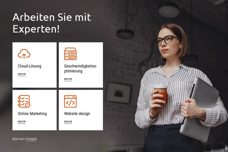 Agentur für kreative Entwicklung HTML-Vorlage