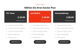 Wählen Sie Einen Plan - HTML Website Creator
