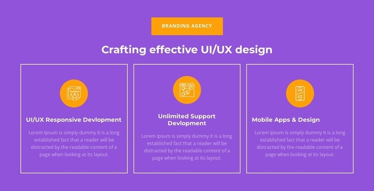 UI/UX Responsive Development Elementor Template Alternative