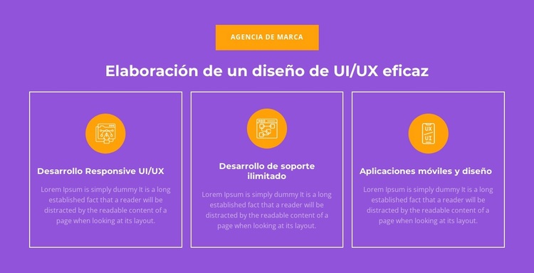 Desarrollo receptivo de UI/UX Tema de WordPress